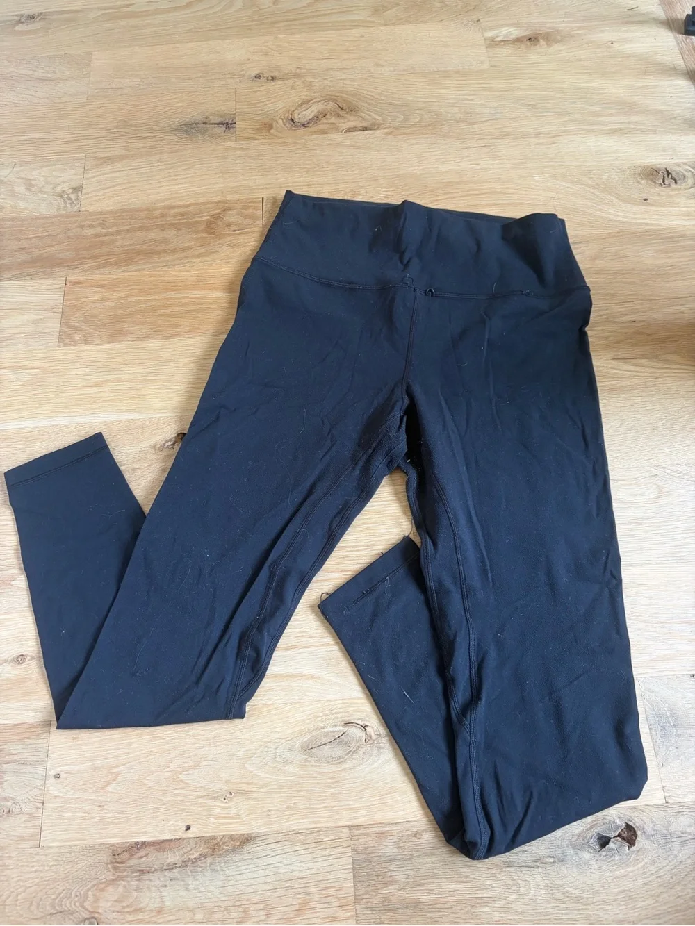 lululemon athletica Black High-Waist Workout Leggings
